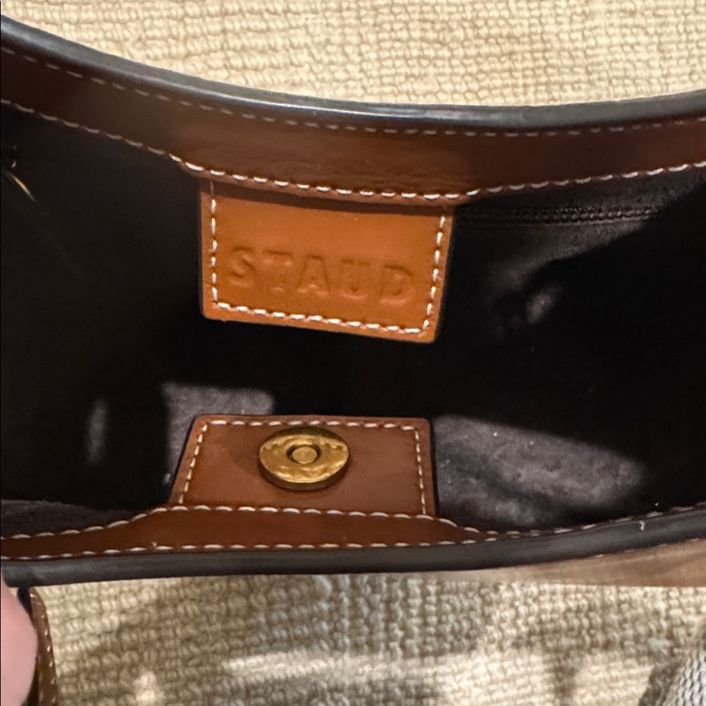 STAUD MINI Moon Saddle Crossbody Bag - Picture 5 of 8